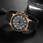 Megir Watch Men's Multi-Function Timing Waterproof Steel Belt Sports Quartz men Watch 2157