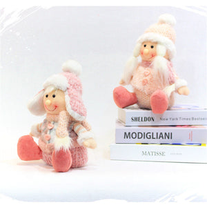 Christmas gift desktop ornaments girl Korean pink doll Valentine's Day doll Christmas gift 52104