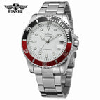 Winner Men Fashion Leisure Water Ghost Automatic Mechanical men casual Watch SLZa16