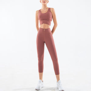 Women's Yoga sport set running Fitness dancing Yoga quick drying two-piece Y26S6783/Y26K6697