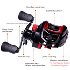 PROBEROS metal water drop reel 10kg fishing heavy fishing reel 7.2:1 sea fishing reel