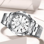CHENXI Hot Selling Business Watch Luminous Waterproof Quartz Watch 027b Three Eyes Men's Sports Watch CX-027B