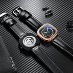 Chenxi square hollow automatic watch men's mechanical men's high-end luminous mechanical watch CX-8824N