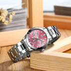 CHENXI Waterproof Watch Women's Watch Student Watch Couple Watch lady Quartz Watch CX-019A Steel