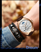 Fashion Men's China Mechanical High-end Automatic Pin Buckle Through Bottom Watch JYD-J065