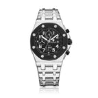 KIMSDUN Men's Watch Fashion Steel Band Three Eyes Waterproof Multifunctional Automatic Mechanical men's casual Watch K-1222A