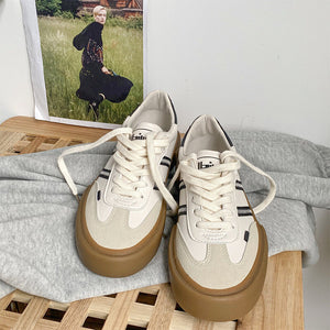 2021 Autumn New Retro training shoes leather shoes daily student basic classic versatile board shoes 541