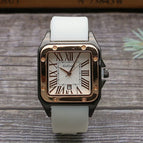 GOGOEY 2022 Square calendar boys' tape watch Rome scale men's Vintage Rubber Watch women's watch quartz watch women