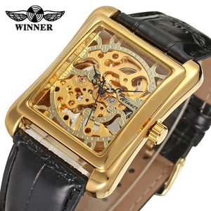 Winner men watch fashion causal hollow out manual mechanical men watch SLZa62