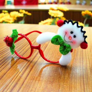 Christmas glasses frame Christmas party supplies Christmas gifts Christmas decorative glasses Santa Claus glasses 161119