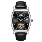 TEVISE men's watch Wine barrel square tourbillon fashion mechanical men's watch 8383d