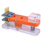 2x4P 2.54mm Test Tool Programmer Burning Module 2x4Pin PCB Test Fixture Gold-plated Probe Module Test, Upload Code for MCU Board