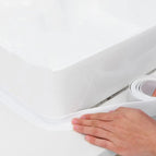 3.2m/2.2cm Bathroom Kitchen Shower Waterproof Mould Proof Tape Sink Bath Sealing Strip Tape Self adhesive Waterproof Plaster PVC