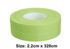 3.2m/2.2cm Bathroom Kitchen Shower Waterproof Mould Proof Tape Sink Bath Sealing Strip Tape Self adhesive Waterproof Plaster PVC