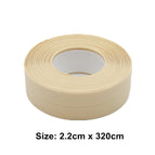 3.2m/2.2cm Bathroom Kitchen Shower Waterproof Mould Proof Tape Sink Bath Sealing Strip Tape Self adhesive Waterproof Plaster PVC