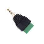 3.5mm Audio Mono Plug Audio Connector Adapter 3.5 audio mono plug to screw terminal screw connector 1PCS