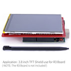 3.8 Inch 320x480 TFT LCD Display Shield Touch Screen Onboard MicroSD Card Module + Pen for R3 Board for Mega2560 for Arduino