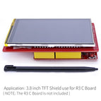 3.8 Inch 320x480 TFT LCD Display Shield Touch Screen Onboard MicroSD Card Module + Pen for R3 Board for Mega2560 for Arduino