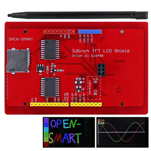3.8 Inch 320x480 TFT LCD Display Shield Touch Screen Onboard MicroSD Card Module + Pen for R3 Board for Mega2560 for Arduino