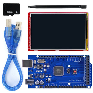 3.8 inch TFT LCD Display Shield Kit Touch Screen Onboard MicroSD Card Module + Pen + TF Card for Mega2560 Compatible for Arduino