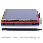 3.8 inch TFT LCD Display Shield Kit Touch Screen Onboard MicroSD Card Module + Pen + TF Card for Mega2560 Compatible for Arduino