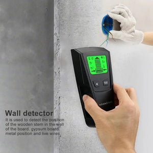 3 in 1 Metal Gold Detector Find Metal Wood Studs AC Voltage Live Wire Detector Wall Scanner Wall Scanner Electric Box Gold Finde