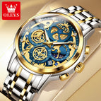 2022 OLEVS New Men's Watch Quartz Watch Multi-functional Timekeeping Men's Watch 9947