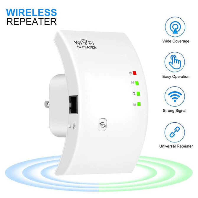 300Mbps Wi-Fi Amplifier Wifi Range Repeater Home Network Extender Wi-Fi AP Mode Extendor Long Internet