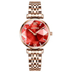 OLEVS New Women Luxury Jewel Quartz Watch Waterproof Stainless Steel Strap Watch For Women Date Clock casual watch