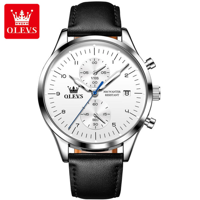 2022 OLEVS New Men's Watch Multifunctional Quartz Watch Business Leisure Simple Thin Men's Watch 2880