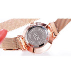 GEDI 12000 Starry Sky Women Fashion Casual Watch Elegant Luxury Stainless Steel Magnetic Strap Waterproof Ladies Diamond Rhinestone Analog Quartz Wristwatch