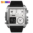SKMEI 1391 Luxury Quartz Digital Sports Watches Fashion Analog Watch Clock Men casual Waterproof Big Dial watch
