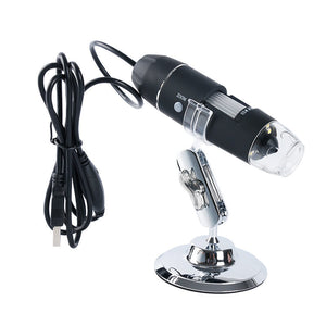 1600X USB Digital Microscope Camera Endoscope 8 LED Magnifier with Metal Stand 6 Stype for choose J21 19 Dropship