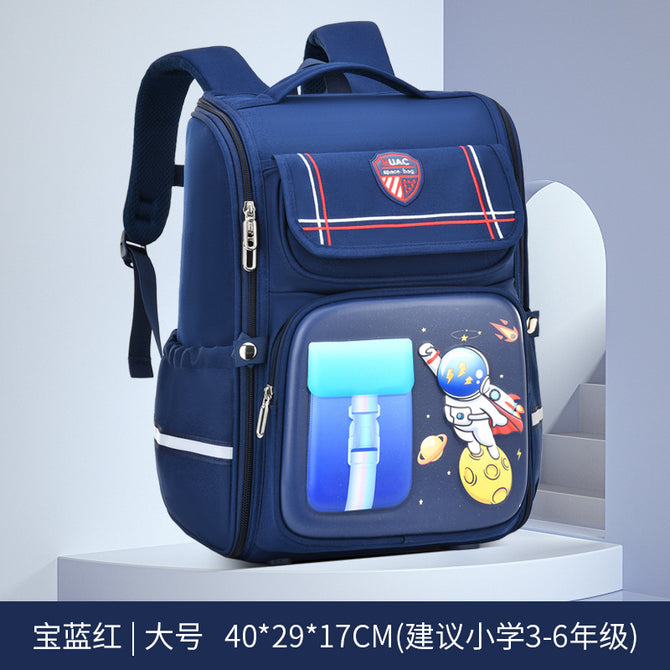 New Boy Spaceman Primary School Student Schoolbag Cute Rabbit Girl Backpack Decompression Spine Protection schoolbag