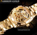 Forsining women watch fashion hollow out waterproof auto mechanical men's casual watch SLZe140