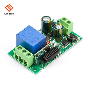 315MHZ 433MHz 315 433 MHZ AC 85- 220V 10A 1 Ch Channel Wireless RF Remote Control Board Transmitter Receiver Relay Switch Module