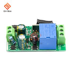 315MHZ 433MHz 315 433 MHZ AC 85- 220V 10A 1 Ch Channel Wireless RF Remote Control Board Transmitter Receiver Relay Switch Module