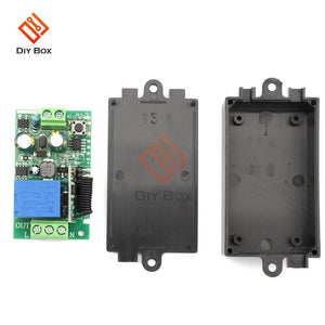 315MHZ 433MHz 315 433 MHZ AC 85- 220V 10A 1 Ch Channel Wireless RF Remote Control Board Transmitter Receiver Relay Switch Module