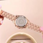 GEDI Luxury Women Fashion Casual Watches Stainless Steel Waterproof Ladies Analog Quartz Wristwatch Female Gift Clock Watch