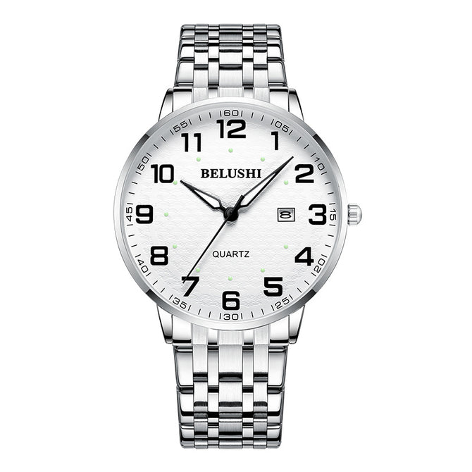 Elderly Watch Men's Waterproof Quartz Watch Big Digital Mother Middle-aged Elderly Couple Watch Gift for Mother  Father