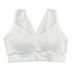 Plus size Beautiful back Bra women collection gathering top V-neck vest-style bra thin sports Bra 5790