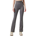 High Waist Hip Lift Slim Flare Pants Women's Fitness Yoga Sports Dance Drape Wide Leg Trousers Summer YC024