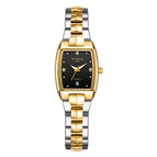 WLISTH Watch Fashion Couple Watch Square Steel Band Watch Men's Luminous Quartz Watch Women's Watch S966