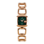 GUOU 8190 Small Dial 25MM Women Watch Quartz Movement Waterproof Gold Plated Steel Strap Simple Ladies Wristwatches