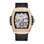 New ONOLA ON6825 Watch for men Multifunctional Quartz Watch Men's Leather Waterproof Watch