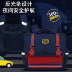 2023 New Horizontal Student Backpack British Style Primary School Students boy and girl School Bag Children's Bags