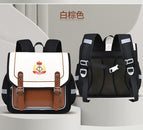 New primary school students horizontal schoolbag boys and girls refrigerator-style open door girls schoolbag large-capacity children's bag 5611