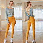 Lulu yoga clothes women's fitness running suits quick-drying sports bra pants long-sleeved blouse T-shirt blouse three-piece 154+925