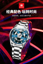 OLEVS Watch Men fashion Simple Calendar waterproof quartz casual men watch 9949