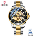 CHENXI Water Ghost Explosive Skeleton Automatic Mechanical Watch Fashion Waterproof Men's Watch Mechanical Watch CX-8805B
